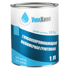 Глибокопроникна полімерна ґрунтовка (УП-041Д), (УП-045Д) (сухий залишок 15%)