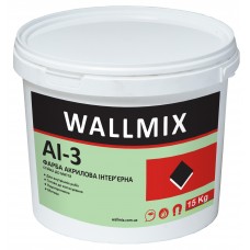 Фарба акрилова інтер’єрна WALLMIX AI-3 Стійка до миття 5L